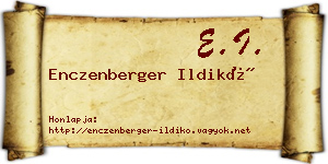 Enczenberger Ildikó névjegykártya