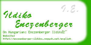 ildiko enczenberger business card